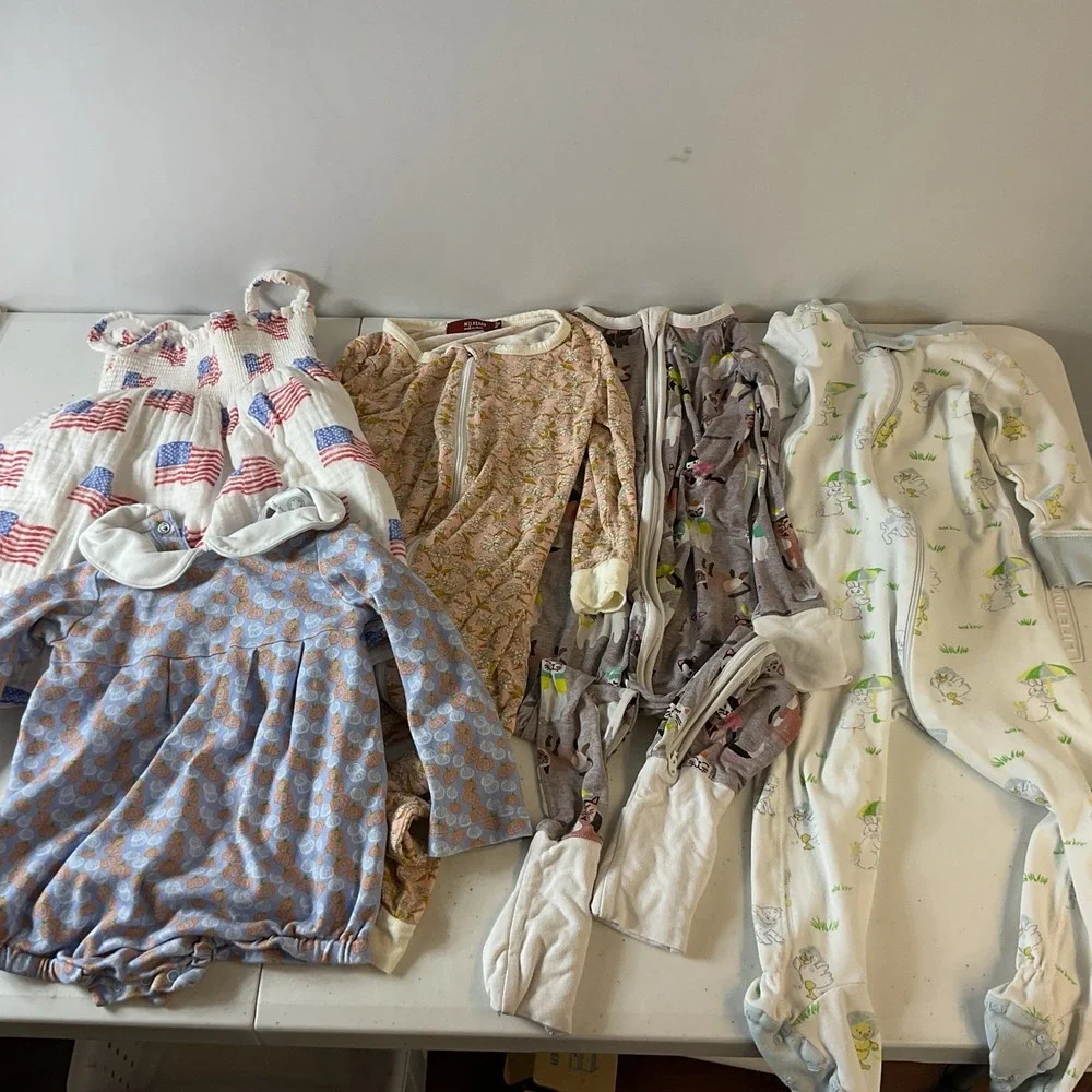 Girls Bamboo Boutique 5PC LOT 18-24 mos/ 2T little sleepies patriotic Dress TBBC